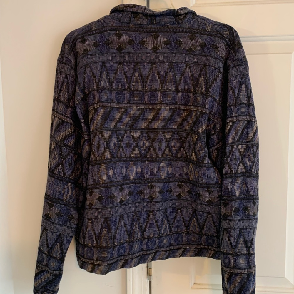 Purple Patterned Jacket - image 2